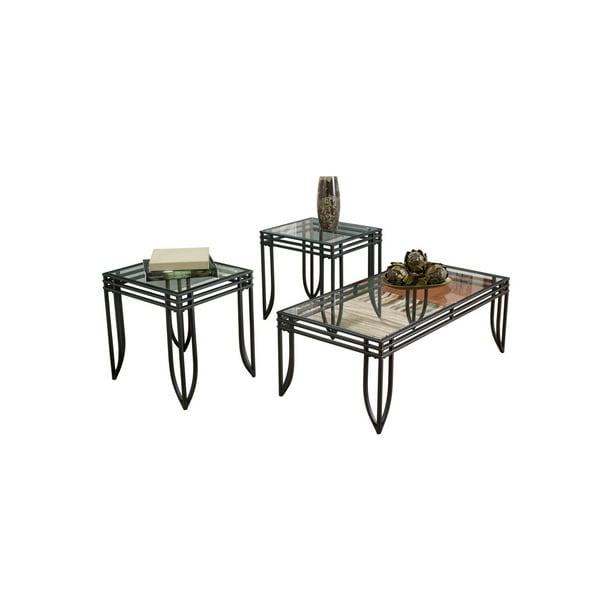 By Ashley Exeter Living Room Table Set, Ashley Furniture Sofa Table Sets