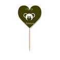 thumbnail image 1 of mas Bear Happy Art Deco  Fashion Toothpick Flags Heart Lable Cupcake Picks, 1 of 3