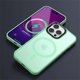thumbnail image 3 of Shockproof Matte Transparent Phone Case For iPhone 15 14 13 12 11 Pro Max 14 Plus For Magsafe Magnetic Wireless Charging Cover, 3 of 5