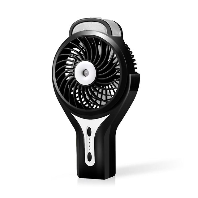 Ventilador portátil de mano para nebulización de agua para viajes, con pilas recargables O