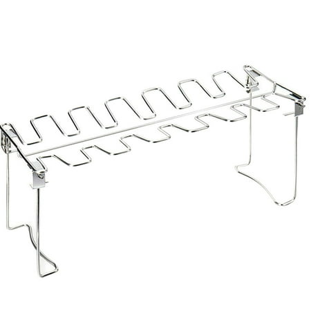 

dianhelloya Roaster Rack Multifunctional Not Easy Fall Off Practical BBQ Chicken Drumsticks Shelf Set for Cooking