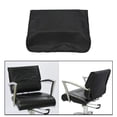 thumbnail image 2 of Tapa trasera del asiento del salón,Silla de peluquería de salón trasera cubiertas cuadradas negras claras,Piezas de silla de salón de barbero Suministro de accesorios,Silla Salon Plastic, 2 of 9