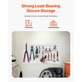 thumbnail image 2 of KFFKFF Slat Wall Paneling, 2 x 4 ft, PVC Garage Slatwall with Modular Design, White Slat Wall Easy-to-Install Adjustable Slatwall Panel with Coupling Structure & DIY Cutting, 2 of 9