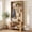 Brown2, variant on 70.8 Inch Hall Tree with Bench and Shoe Storage, 3-In-1 Entryway Coat Rack with 4 Hooks, Slim Wooden Organizer for Mudroom Hallway Bedroom Farmhouse Decor (Brown)