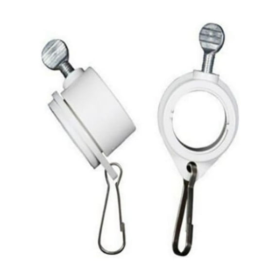Flag Pole Rings 1-Inch Diameter Spinning Rotating Mounting Rings 2-Piece