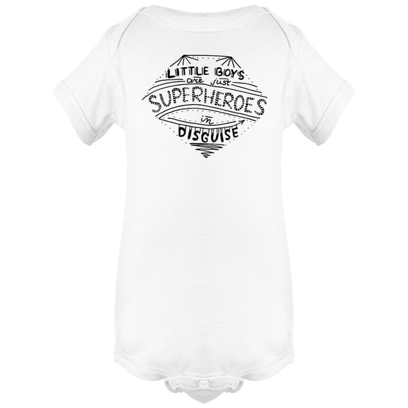 Little Superheroes Bodysuit Infant -Image by Shutterstock,  6 Months