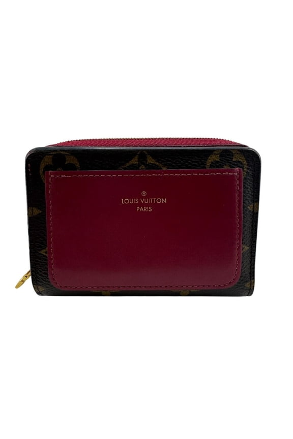 Pre-Owned LOUIS VUITTON M82377 Portefeuille Lou Monogram Bifold Wallet Brown Women's (Good)