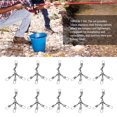 thumbnail image 3 of Giratorios De Barril De Pesca, Piezas De Repuesto De De Pesca A Presión De Enclavamiento De Rotación De 360 ​​​​grados, 10 Piezas Para Uso En Exteriores, 3 of 7