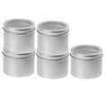 thumbnail image 1 of jifeng 5x Screw Round Tin 100ml For Lip Balm Crafts Cosmetics Candles Storage Organizer, 1 of 9