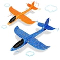 thumbnail image 1 of Foam Gliders Plane For Kids - 2 pcs Large Airplane Toy- Perfet, 1 of 5