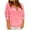 Pink, variant on Lenpel Blouses for Women Dressy Casual Long Sleeve Half Button Collared Curved Hem Cotton Lined Tops Loose Work Shirts(Pink,X-Large)