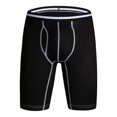thumbnail image 2 of BXINGOHAI Men's Seamless Waistband Trunk Made From Bamboo Soft Breathable Underwear for Men Everyday Black,XL, 2 of 6