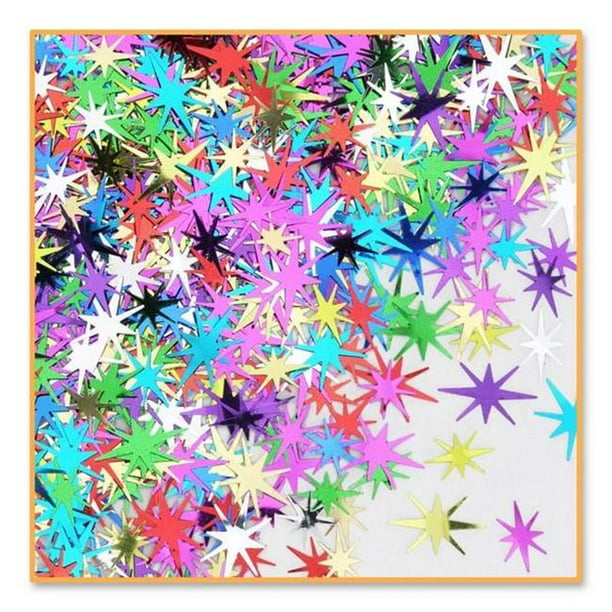 Confettis Étoilés Multicolores - Pack de 6
