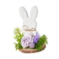 thumbnail image 3 of Figura de animal, estatua de conejo de Pascua, obra de arte coleccionable, adorno decorativo para Estilo E, 3 of 9