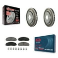 thumbnail image 1 of Transit Auto Front Coated Disc Brake Rotors and Ceramic Pads Kit for Car 2017-2018 Dodge Grand Caravan with Single Piston Caliper KGC-100324, 1 of 11