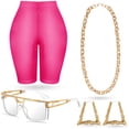 thumbnail image 1 of Disfraz Geyoga 80s 90s para Mujer Estilo Hip Hop Rapero, 1 of 7