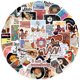 thumbnail image 1 of Paquete de pegatinas de vinilo impermeable de anime Daisy And The Bands, 1 of 3