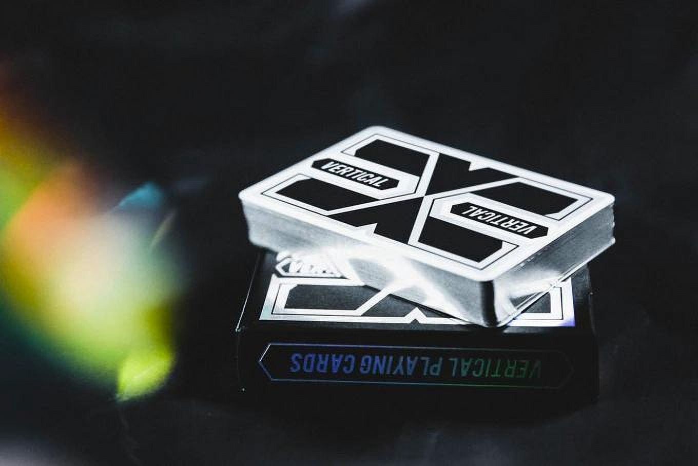 Vertical Standard (Black, Holo Tuck) Playing Cards by ARK