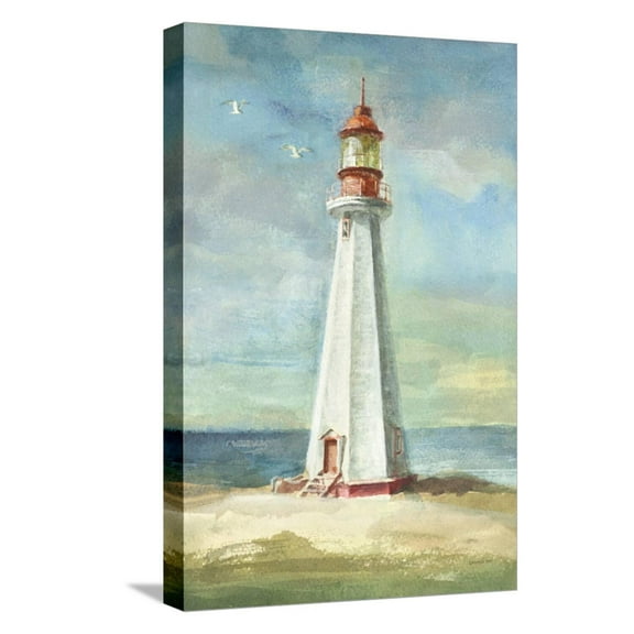 Art.com Lighthouse III Stretched Canvas Print Wall Art by Danhui Nai, 12" x 18"