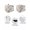 gray, variant on White Pumpkins Fall Small Toaster Cover 2 Slice, Kitchen Appliance Covers, Thanksgiving Eucalyptus Wildflowers Wood Toaster Oven Cover with Loop, Bread Machine Cover Polyester Dust Cover Protection