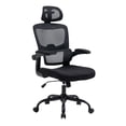 thumbnail image 1 of Silla Oficina de Respaldo Alto Ergonómica, Color Negro, para Hogar u Oficina HOMEMAKE FURNITURE Moderno, 1 of 6