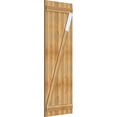 thumbnail image 2 of 26 7/8"W X 76"H Timbercraft Five 5 3/8" Boards Joined Board-N-Batten Shutters W/Z-Bar, Rough Sawn Western Red Cedar (Per Pair), 2 of 13