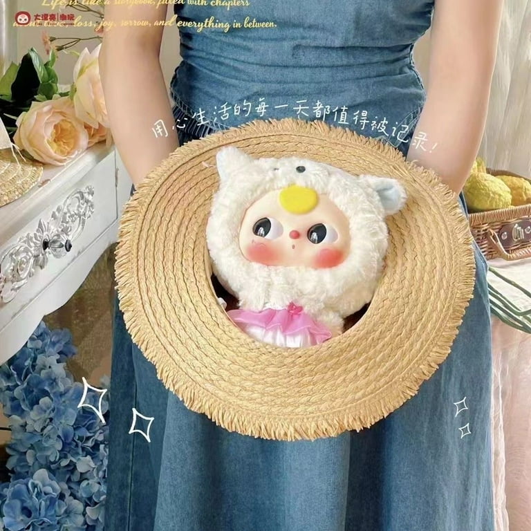 Baby Three Big Heads Baby Zipper Pouch Plush Blind Box Gift Baby Three Big Heads Baby Zipper Pouch Plush Blind Box Gift