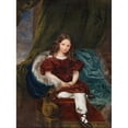 thumbnail image 2 of Adolf Theer 19x24 Black Ornate Framed Double Matted Museum Art Print Titled: Portrait of a Young Lady (1883), 2 of 5