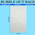 thumbnail image 2 of 50 Pack 6x10 Bubble Wrap Bags, Clear Double Layer Cushioning Pouches for Fragile Items, 2 of 6