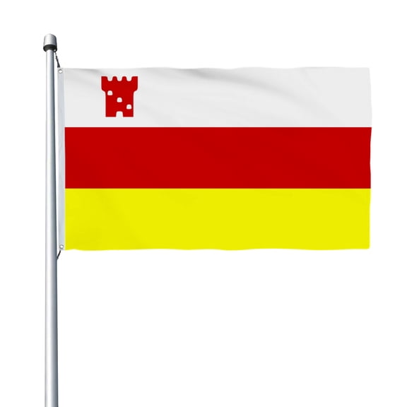 Aihccy Santa Barbara, California Flag with Brass Grommets Size - 3x5Ft