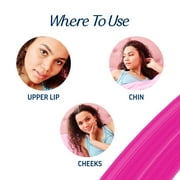 Veet 3 Minute Facial Hair Removal For Women, Face Hair Cream Kit for Lips, Chin, Cheeks, 1.7 oz, Pack of 2