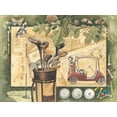 thumbnail image 2 of Phillips, Anita 32x25 White Modern Wood Framed Museum Art Print Titled - Golf Cart, 2 of 4