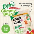 thumbnail image 3 of Tajin Gummy Bears, Assorted Fruit Candy Gummies with Chili and Lime Seasoning, Mild, Gluten-Free and Vegan Snacks, 9 oz Resealable Bag, 3 of 5