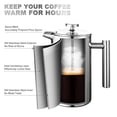 thumbnail image 4 of Stainless Steel French Press Coffee Maker 800ml Easy Clean Tea Pot with Filter, 4 of 6
