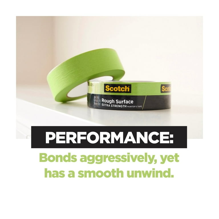 Scotch Rough Surface Painter's Tape, 1.41 in x 60.1 yd, Green, 1 Roll