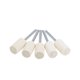 thumbnail image 1 of Ruedas de pulido de puntos montados de lana de 10mm con vástago de 1/8 pulgadas para herramienta rotativa 5 Pcs, 1 of 4