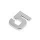 thumbnail image 1 of 3D DIY Metálico en apariencia de Número de la Emblema Insignia de Aleación de Zinc Decoración Hogar Colco Emblema de número, 1 of 8