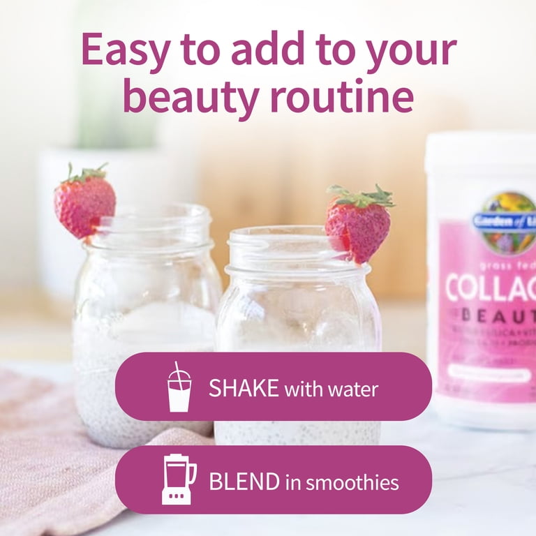 Garden of Life Organic Plant-Based Protein & Collagen Beauty