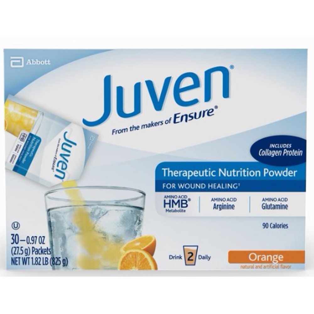 Juven Arginine / Glutamine Supplement Orange Flavor 1.02 Ounce