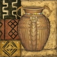 thumbnail image 2 of Zarris, Chariklia 15x15 White Modern Wood Framed Museum Art Print Titled - African Earthenware I, 2 of 4