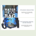 thumbnail image 2 of Naiovety Bolsa de natación impermeable de 15/20L/30L, de saco seco, colores de camuflaje, pesca, canotaje, kayak, almacenamiento, bolsa de Deportes acuáticos Camuflaje Azul Claro 23 x 63 cm, 2 of 6