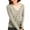 Khaki, variant on Baqcunre Sweaters For Women Women'S V Neck Cardigan Sweater Plus Jacket Solid Color Knitted Sweater Womens Tops Cardigan For Women Dark Gray XL