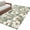 Sage Green White, variant on 3'x5' Area Rugs, Sage Green Spring Floral Indoor Outdoor Area Rug for Living Room Bedroom, Summer Botanical Flowers Washable Bathroom Rugs Kitchen Floor Carpet Mats Home Decor Aesthetic