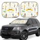 thumbnail image 1 of Balery Golf Icons And Golfer Parasol para parabrisas de coche de 2 piezas | Parasol plegable para parabrisas delantero de coche para la mayoría de sedanes-Small, 1 of 6