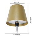 thumbnail image 2 of Lámpara de mesa LED de 2 uds lámpara de escritorio portátil regulable inalámbrica recargable por USB de Metal, 2 of 9
