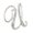 C, variant on Rhinestone Initial Letter H Brooch Pin for Clothing Bags Hats Accessories Metal Plated Script Design Decorative Jewelry