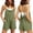 *Green, variant on Women's Spaghetti Strap Linen Romper, Back Tie Casual Summer Shorts Jumpsuit with Pockets Orange,Women's Plus L