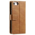 thumbnail image 6 of SaniMore for iPhone 7 / 8 / SE 2022 & 2020 PU Leather Case, Wallet Design with Card Slots Cash Pocket [Wrist Strap] Flip kickstand Full Body Protection Magnetic Closure Business TPU Shell, Brown, 6 of 11