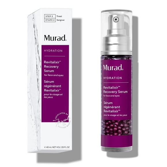 Murad Revitalixir Recovery Serum - Hydration Anti-Aging Serum -Brightening Eye Puffiness Reducing Treatment Visibly Relaxes Wrinkles - For Face and Eyes, 4