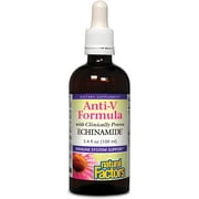 Natural Factors, Anti-V Liquid Formula, Echinacea Supplement for Immune and Wellness Support, Organic, Non-GMO, 3.4 oz (100 servings)